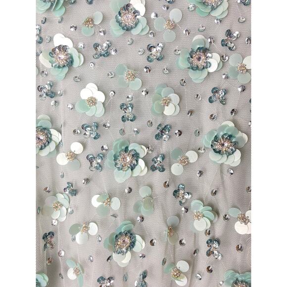 NWT ADRIANNA PAPELL DRESS GREEN MOTHER OF THE BRIDE BRIDESMAID EVENING FORMAL - Picture 10 of 16